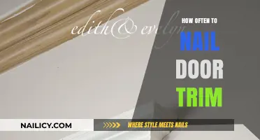 Nailing Door Trim: How Frequently Should You Do It?
