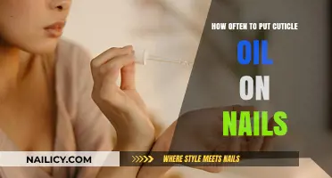 Nail Care Essentials: Optimal Frequency for Applying Cuticle Oil