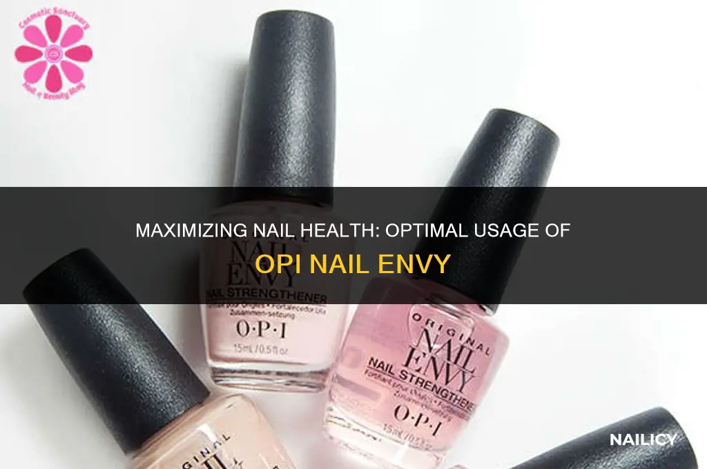 how often to use opi nail envy