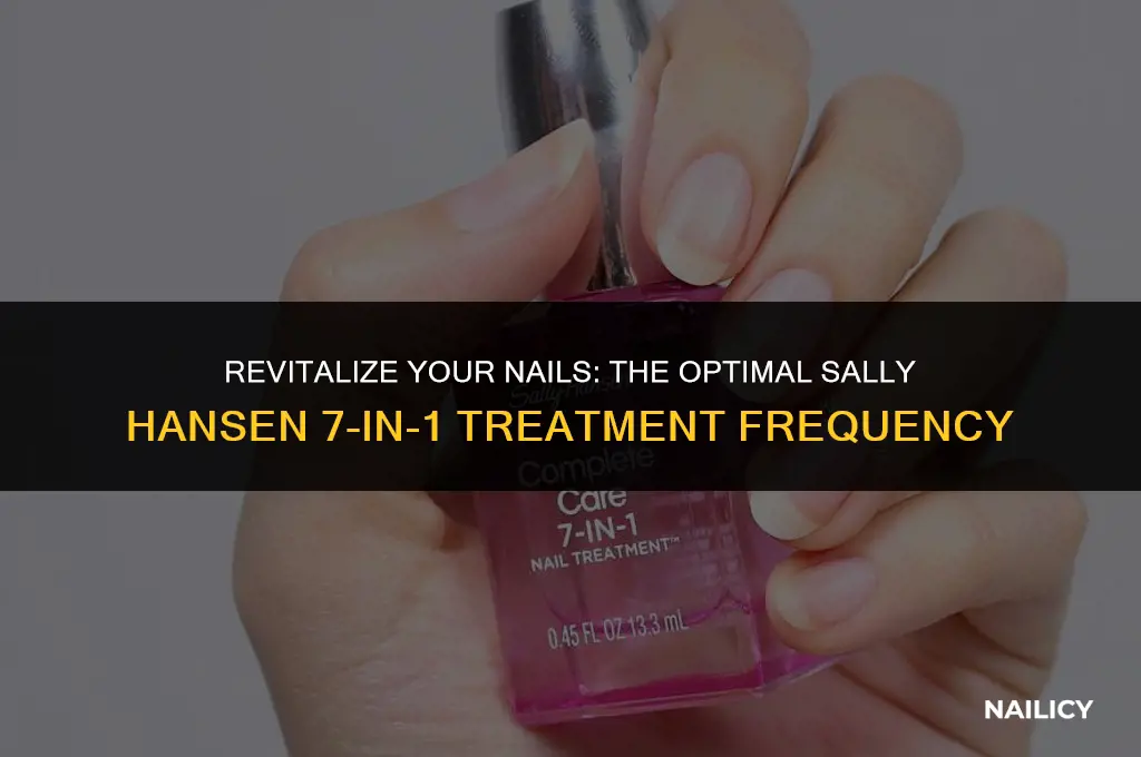 how often to use sally hansen 7-1 nail treatment
