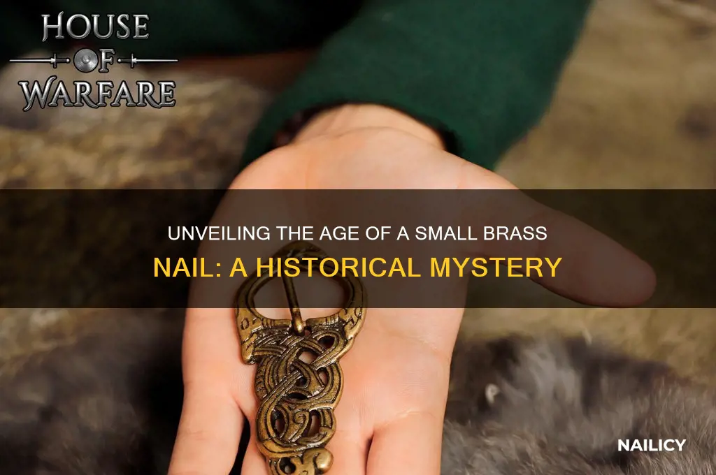 how old is the small brass nail