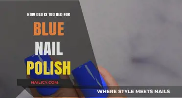 Age-Defying Style: Embracing Blue Nail Polish at Any Stage of Life