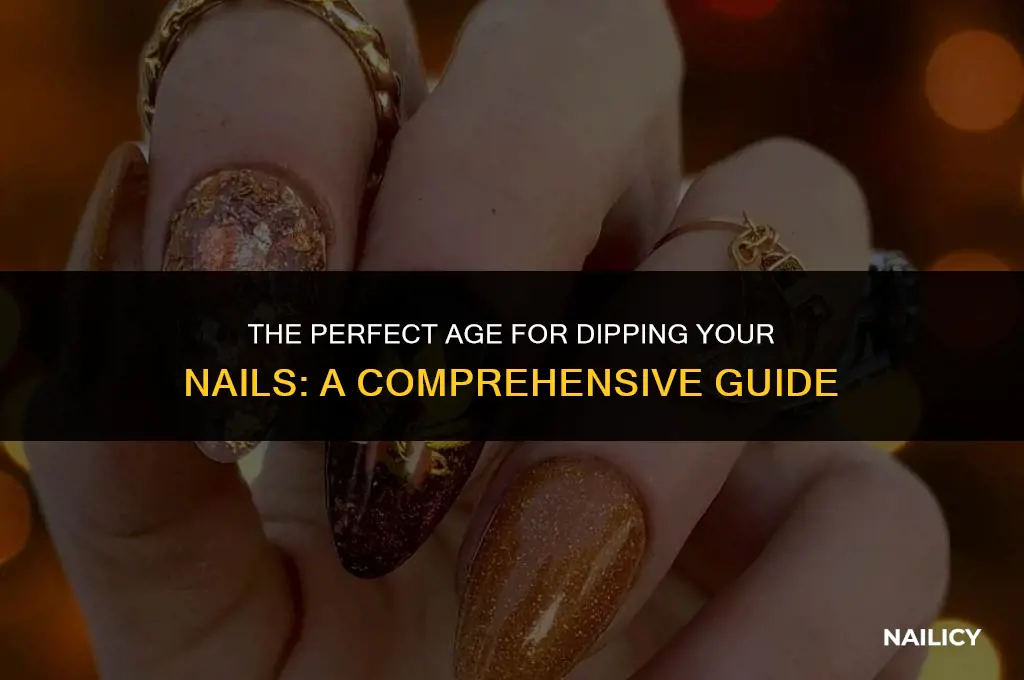 how old should i be to get dip nails