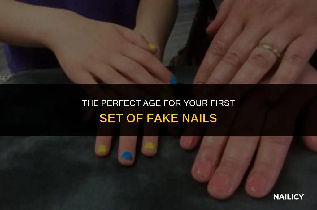 how old should you be to get fake nails