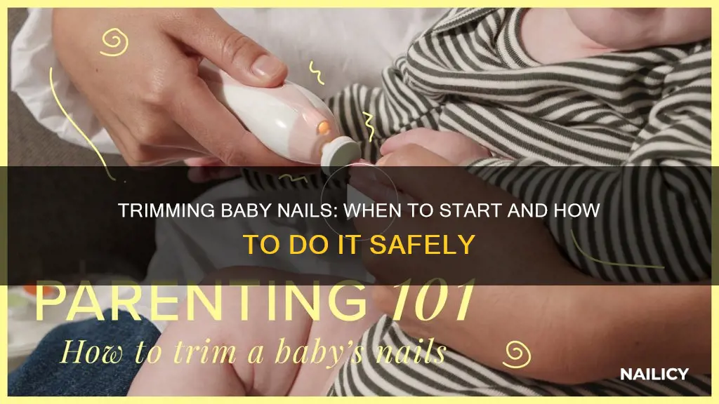 how old to trim baby nails