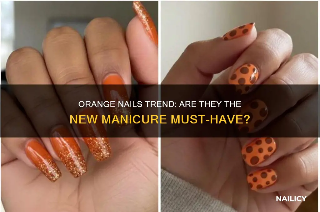 how popular are orange nails