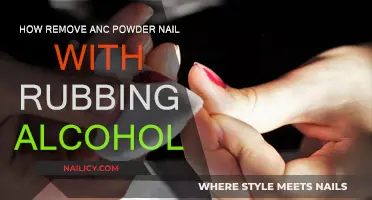 Removing ANC Powder Nails with Rubbing Alcohol: A Simple Guide