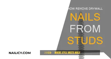 Efficiently Removing Drywall Nails: Stud Secrets