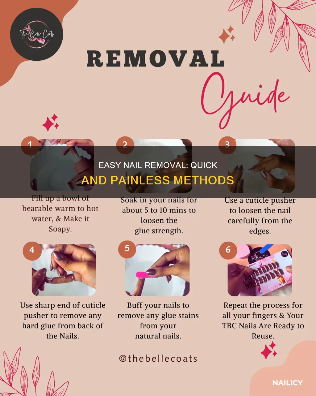 how remove nail easily