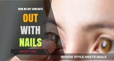 Effortless Nail Care: How to Safely Remove Contacts with Nails
