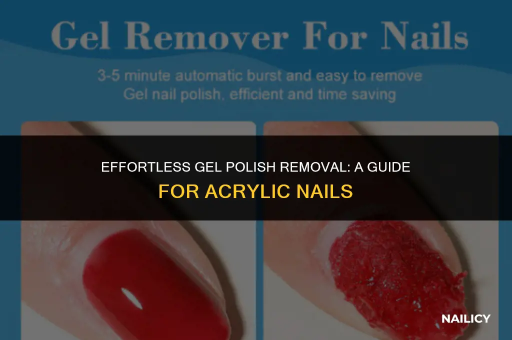 how ro get gel nail polish off acrylic nails