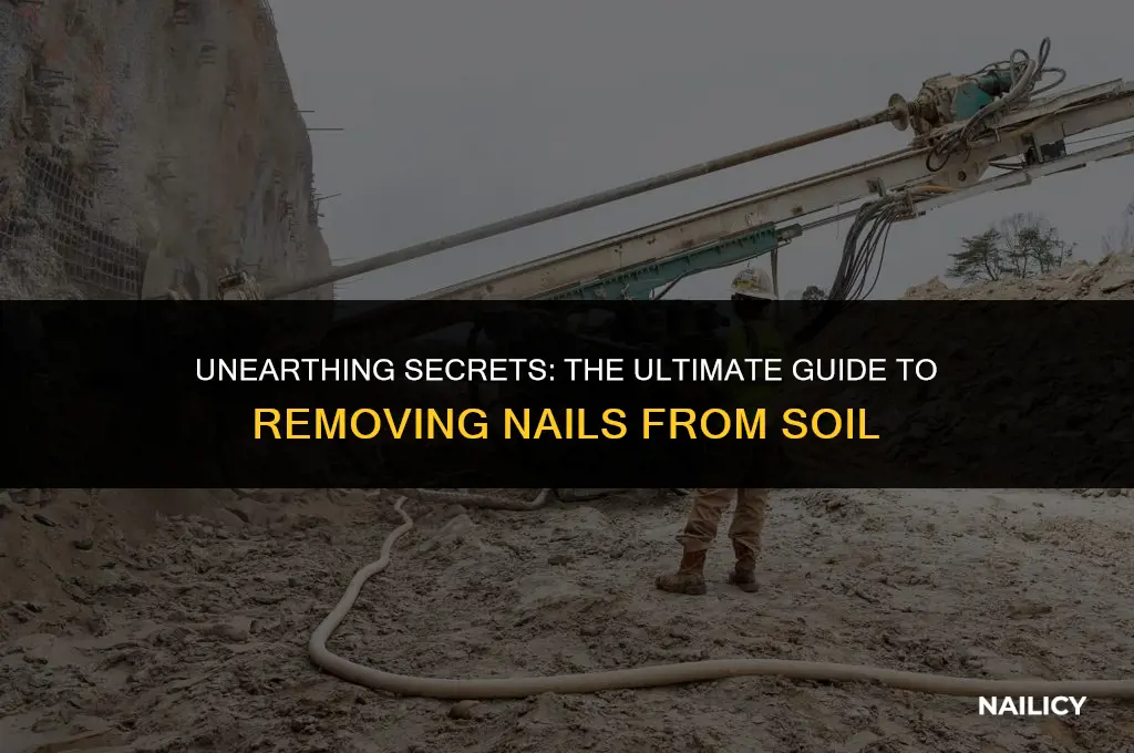 how ro get nails out of dirt