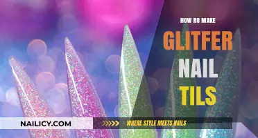 Create Sparkly Nail Art with Glitter Tiles
