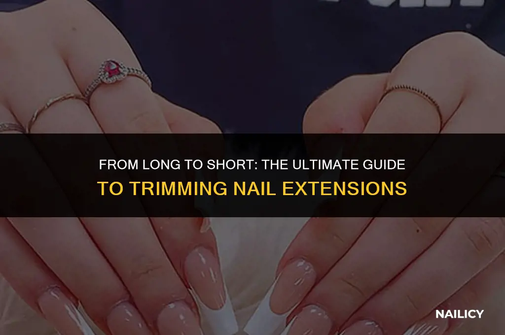 how short can i get nail exensions