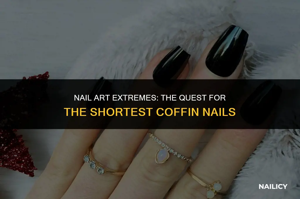 how short can you get coffin nails