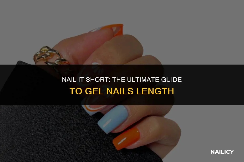 how short can you get gel nails