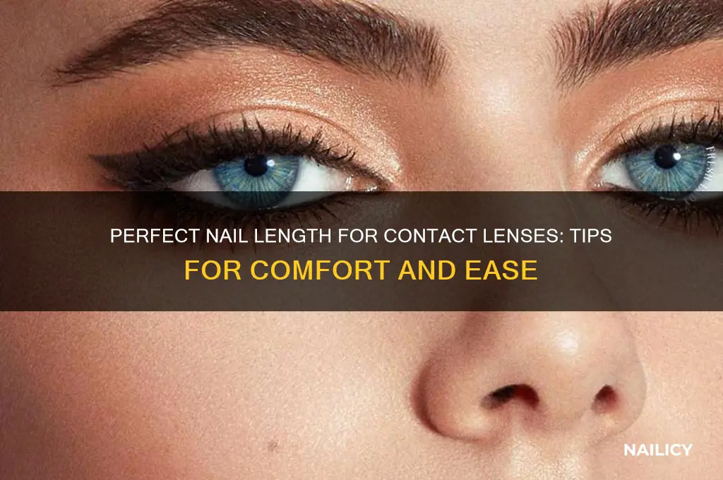 how short do nails need be contacs