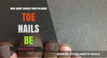Perfectly Polished Toes: Ideal Short Nail Length for Style & Comfort