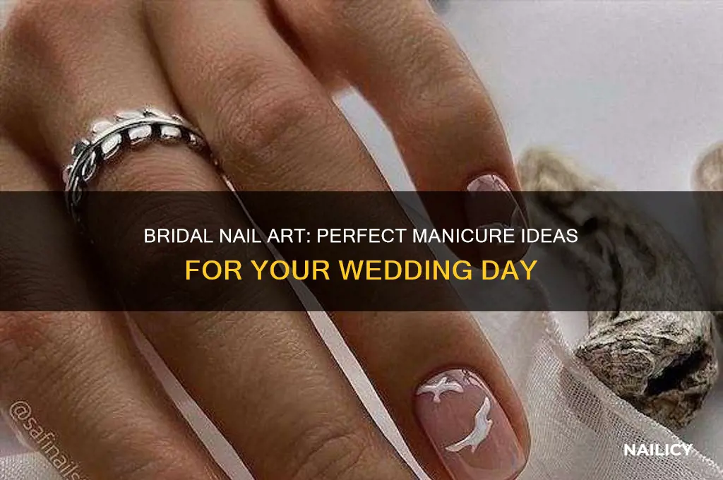 how should bride have her nails done