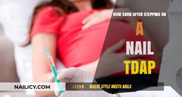 How Soon After Stepping on a Nail Should You Get a Tdap Shot?