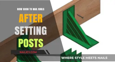 Nailing Rails: Optimal Timing After Setting Fence Posts Explained