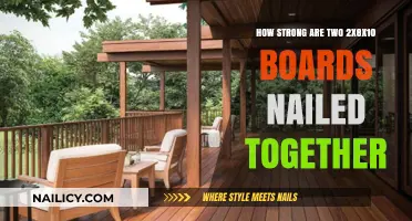 Strength of Two 2x8x10 Boards Nailed Together: A Comprehensive Guide