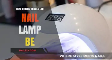 Optimal LED Nail Lamp Strength: Balancing Efficiency and Nail Health
