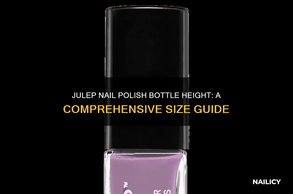 how tall are julep nail polish bottles