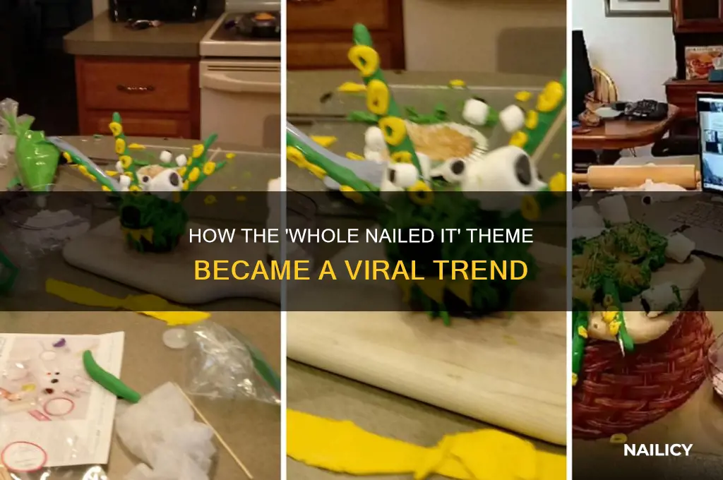 how the whole nailed it theme become trendy