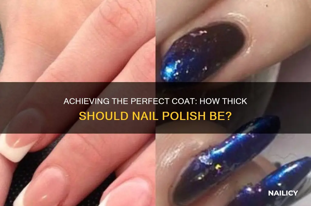 how thick nail polish