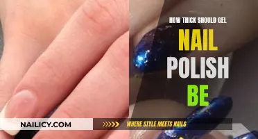 Gel Nail Polish: Mastering the Perfect Application Thickness