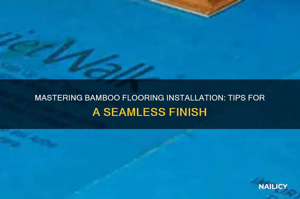 how ti nail bamboo flooring