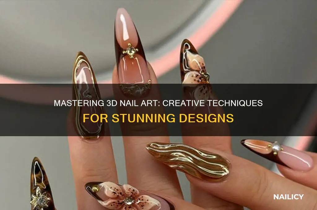 how to 3d nail designs