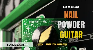 Quick Nail Powder Guitar Hack: Master the 5-Second Technique