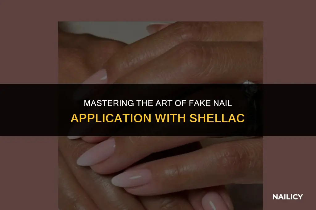 how to add a fake nail when i get shellac