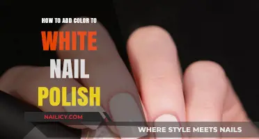Creative Ways to Transform White Nail Polish with Vibrant Colors