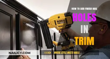 Quickly Fill Finish Nail Holes in Trim