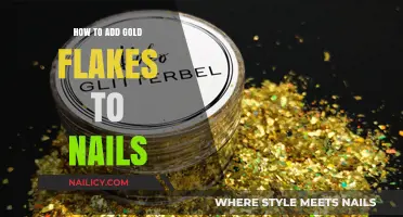 Glam Up Your Manicure: Adding Gold Flakes to Nails Easily