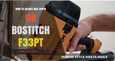 Mastering Nail Depth Adjustment on Your Bostitch F33PT: A Guide