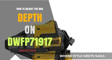 Mastering Nail Depth Adjustment on the DWFP71917 Nailer: A Guide