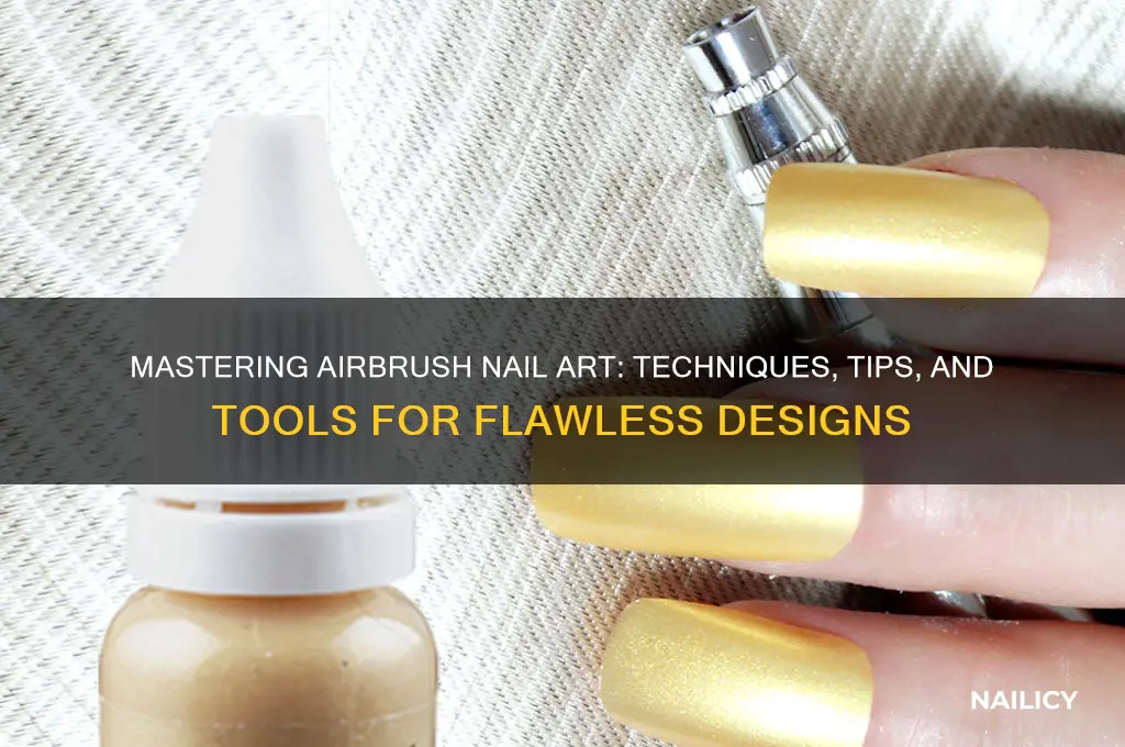 how to airbrush a nail