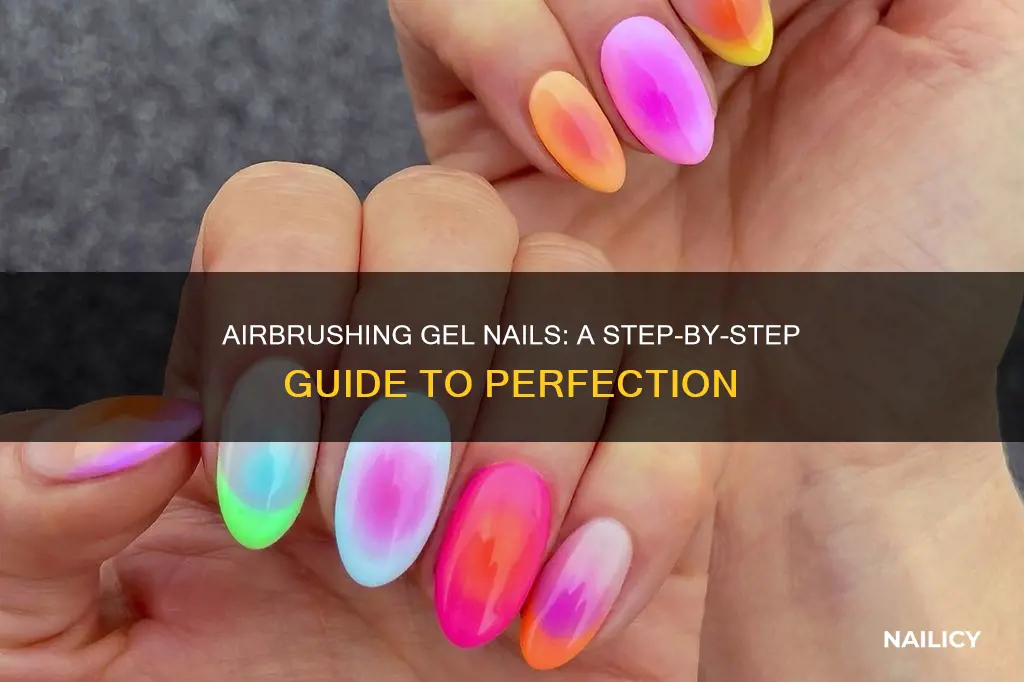 how to airbrush gel nails