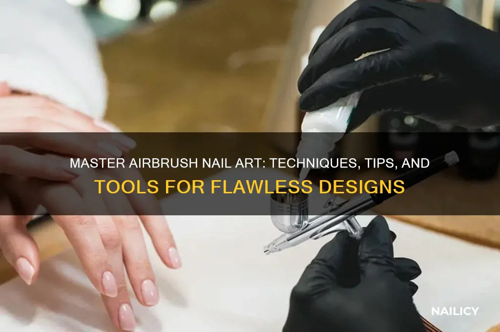 how to airbrush nails