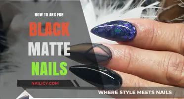 Perfect Black Matte Nails: Tips to Request This Chic Look
