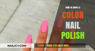 Creative Nail Art: Mastering the Two-Tone Polish Application Technique