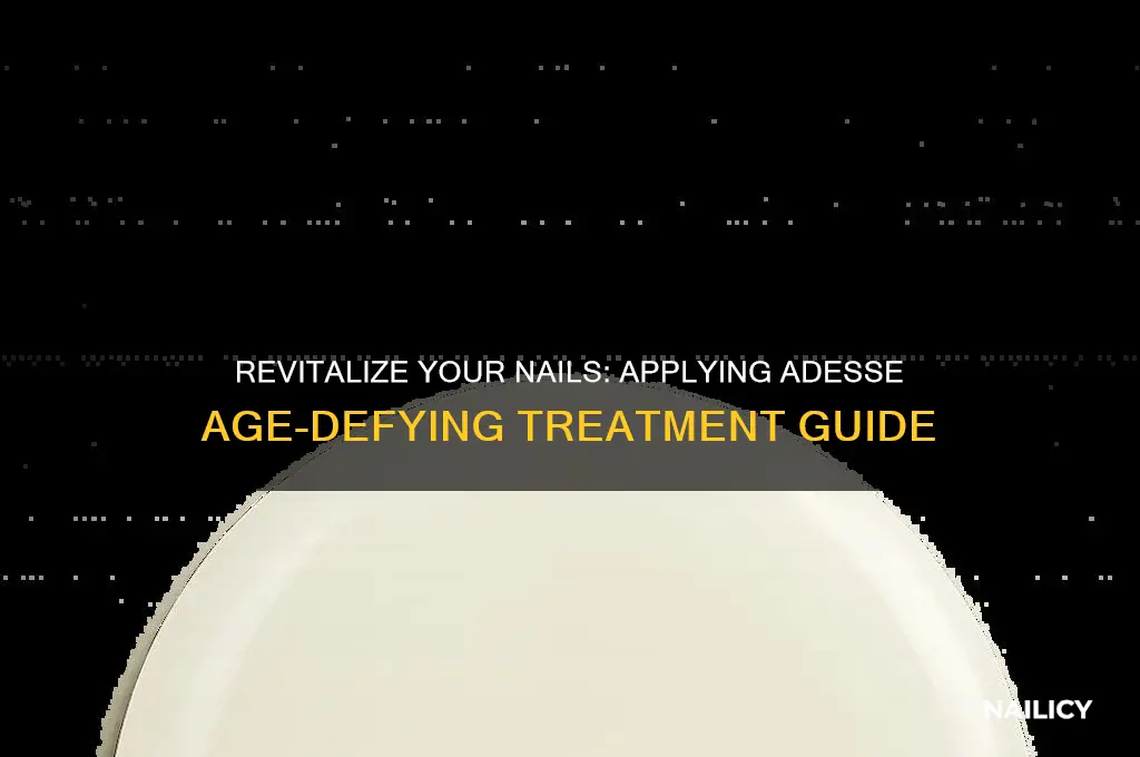 how to apply adesse age defying nail treatment