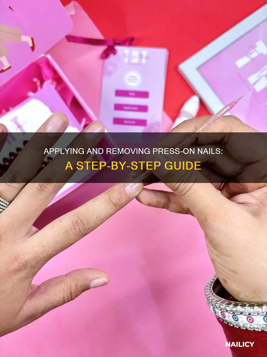 how to apply and remove press on nails
