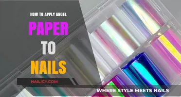 Easy Angel Paper Nail Art: Step-by-Step Application Guide
