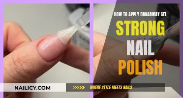 Broadway Gel Strong Nail Polish: Application Tips and Tricks