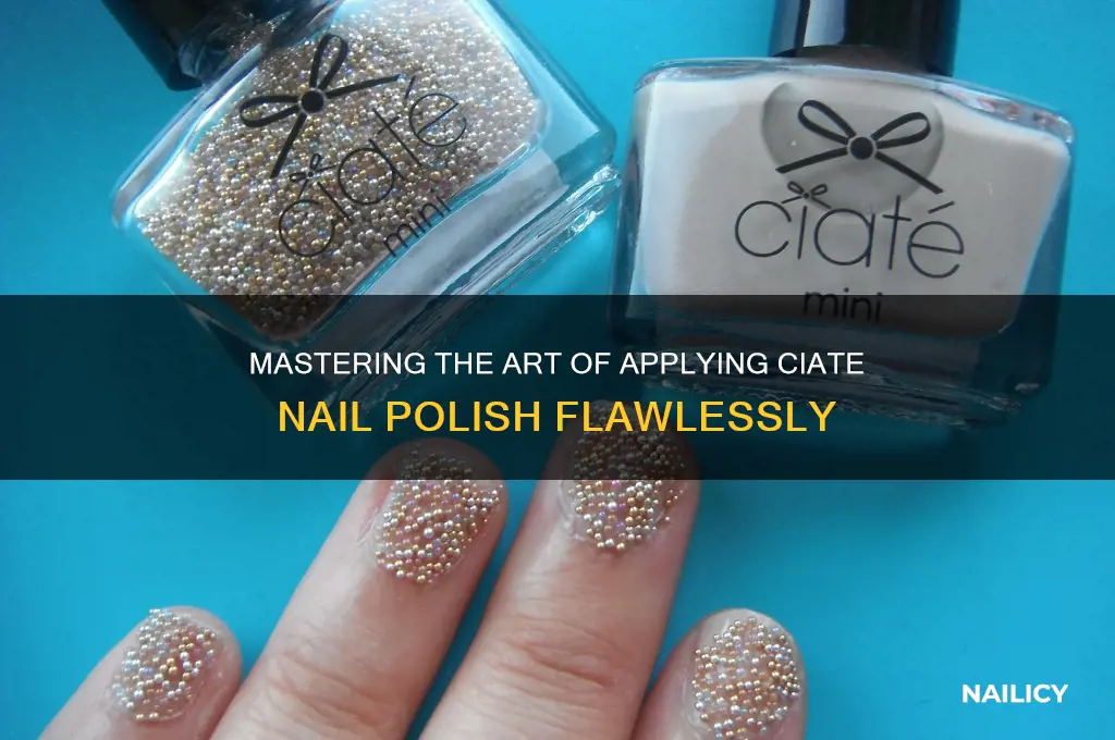 how to apply ciate nail polish